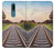 W3866 Railway Straight Train Track Funda Carcasa Case y Caso Del Tirón Funda para Nokia 2.4