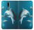 W3878 Dolphin Funda Carcasa Case y Caso Del Tirón Funda para Nokia 2.4