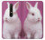 W3870 Cute Baby Bunny Funda Carcasa Case y Caso Del Tirón Funda para Nokia 6.1, Nokia 6 2018
