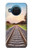 W3866 Railway Straight Train Track Funda Carcasa Case y Caso Del Tirón Funda para Nokia X20
