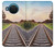 W3866 Railway Straight Train Track Funda Carcasa Case y Caso Del Tirón Funda para Nokia X20