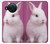 W3870 Cute Baby Bunny Funda Carcasa Case y Caso Del Tirón Funda para Nokia X10