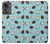 W3860 Coconut Dot Pattern Funda Carcasa Case y Caso Del Tirón Funda para OnePlus Nord 2T