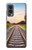 W3866 Railway Straight Train Track Funda Carcasa Case y Caso Del Tirón Funda para OnePlus Nord 2 5G