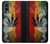 W3890 Reggae Rasta Flag Smoke Funda Carcasa Case y Caso Del Tirón Funda para OnePlus Nord 2 5G