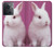 W3870 Cute Baby Bunny Funda Carcasa Case y Caso Del Tirón Funda para OnePlus 10R