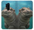 W3871 Cute Baby Hippo Hippopotamus Funda Carcasa Case y Caso Del Tirón Funda para OnePlus 8 Pro