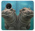 W3871 Cute Baby Hippo Hippopotamus Funda Carcasa Case y Caso Del Tirón Funda para OnePlus 7T