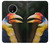 W3876 Colorful Hornbill Funda Carcasa Case y Caso Del Tirón Funda para OnePlus 7T
