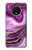 W3896 Purple Marble Gold Streaks Funda Carcasa Case y Caso Del Tirón Funda para OnePlus 7T