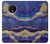 W3906 Navy Blue Purple Marble Funda Carcasa Case y Caso Del Tirón Funda para OnePlus 7T