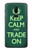 W3862 Keep Calm and Trade On Funda Carcasa Case y Caso Del Tirón Funda para OnePlus 6