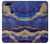 W3906 Navy Blue Purple Marble Funda Carcasa Case y Caso Del Tirón Funda para OnePlus 5T
