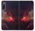 W3897 Red Nebula Space Funda Carcasa Case y Caso Del Tirón Funda para Sony Xperia 10 IV