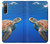 W3898 Sea Turtle Funda Carcasa Case y Caso Del Tirón Funda para Sony Xperia 10 IV