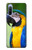 W3888 Macaw Face Bird Funda Carcasa Case y Caso Del Tirón Funda para Sony Xperia 10 III Lite
