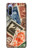 W3900 Stamps Funda Carcasa Case y Caso Del Tirón Funda para Sony Xperia 10 III Lite