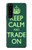 W3862 Keep Calm and Trade On Funda Carcasa Case y Caso Del Tirón Funda para Sony Xperia 5 III