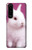 W3870 Cute Baby Bunny Funda Carcasa Case y Caso Del Tirón Funda para Sony Xperia 5 III