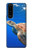 W3898 Sea Turtle Funda Carcasa Case y Caso Del Tirón Funda para Sony Xperia 5 III