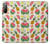 W3883 Fruit Pattern Funda Carcasa Case y Caso Del Tirón Funda para Sony Xperia 10 II