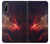 W3897 Red Nebula Space Funda Carcasa Case y Caso Del Tirón Funda para Sony Xperia L4