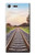 W3866 Railway Straight Train Track Funda Carcasa Case y Caso Del Tirón Funda para Sony Xperia XZ Premium
