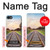 W3866 Railway Straight Train Track Funda Carcasa Case y Caso Del Tirón Funda para iPhone 7, iPhone 8, iPhone SE (2020) (2022)