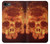 W3881 Fire Skull Funda Carcasa Case y Caso Del Tirón Funda para iPhone 7, iPhone 8, iPhone SE (2020) (2022)