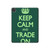 W3862 Keep Calm and Trade On Funda Carcasa Case para iPad Pro 11 (2021,2020,2018, 3rd, 2nd, 1st)