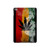 W3890 Reggae Rasta Flag Smoke Funda Carcasa Case para iPad mini 4, iPad mini 5, iPad mini 5 (2019)