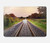 W3866 Railway Straight Train Track Funda Carcasa Case para MacBook Pro 13″ - A1706, A1708, A1989, A2159, A2289, A2251, A2338