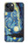 W0213 Van Gogh Starry Nights Funda Carcasa Case y Caso Del Tirón Funda para iPhone 14