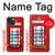 W2059 England British Telephone Box Minimalist Funda Carcasa Case y Caso Del Tirón Funda para iPhone 14