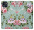 W2178 Flower Floral Art Painting Funda Carcasa Case y Caso Del Tirón Funda para iPhone 14