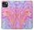 W3444 Digital Art Colorful Liquid Funda Carcasa Case y Caso Del Tirón Funda para iPhone 14