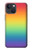 W3698 LGBT Gradient Pride Flag Funda Carcasa Case y Caso Del Tirón Funda para iPhone 14