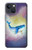 W3802 Dream Whale Pastel Fantasy Funda Carcasa Case y Caso Del Tirón Funda para iPhone 14