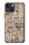 W3819 Retro Vintage Paper Funda Carcasa Case y Caso Del Tirón Funda para iPhone 14