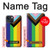 W3846 Pride Flag LGBT Funda Carcasa Case y Caso Del Tirón Funda para iPhone 14