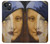 W3853 Mona Lisa Gustav Klimt Vermeer Funda Carcasa Case y Caso Del Tirón Funda para iPhone 14