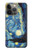 W0213 Van Gogh Starry Nights Funda Carcasa Case y Caso Del Tirón Funda para iPhone 14 Pro