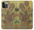 W0214 Van Gogh Vase Fifteen Sunflowers Funda Carcasa Case y Caso Del Tirón Funda para iPhone 14 Pro
