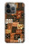 W3460 Mali Art Pattern Funda Carcasa Case y Caso Del Tirón Funda para iPhone 14 Pro