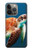 W3497 Green Sea Turtle Funda Carcasa Case y Caso Del Tirón Funda para iPhone 14 Pro