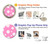 W3500 Pink Floral Pattern Funda Carcasa Case y Caso Del Tirón Funda para iPhone 14 Pro