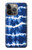 W3671 Blue Tie Dye Funda Carcasa Case y Caso Del Tirón Funda para iPhone 14 Pro
