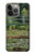 W3674 Claude Monet Footbridge and Water Lily Pool Funda Carcasa Case y Caso Del Tirón Funda para iPhone 14 Pro