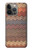 W3752 Zigzag Fabric Pattern Graphic Printed Funda Carcasa Case y Caso Del Tirón Funda para iPhone 14 Pro