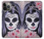 W3821 Sugar Skull Steam Punk Girl Gothic Funda Carcasa Case y Caso Del Tirón Funda para iPhone 14 Pro